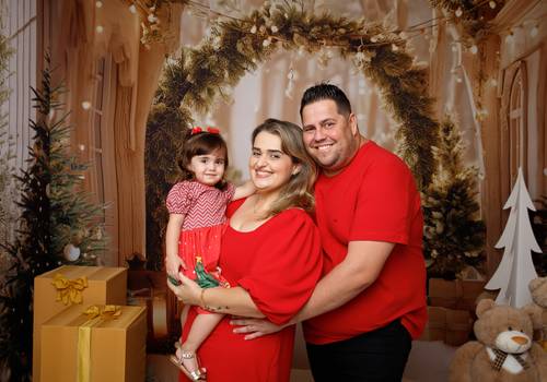 Família de João Paulo, Ana Claudia, Ana, Andréia e Maria Alice (Especial de Natal)