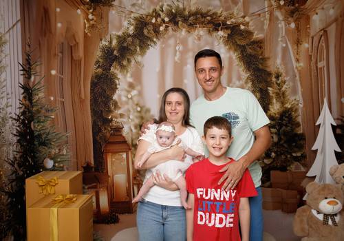 Família de Fernando, Aline, Emanuel e Ana Luiza (Especial de Natal)