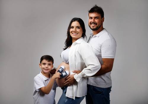 Gestante de Mamãe Micheli