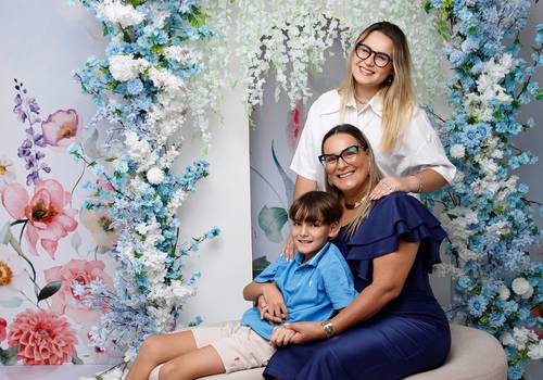 Família de Vivi, Duda, Lorenzo, Rodrigo e Bel (Especial das Mães)