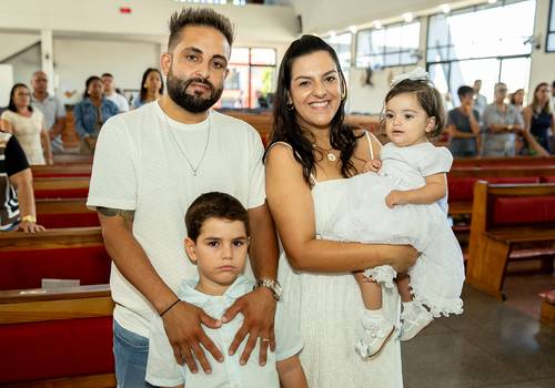Batizado de Maitê e Benício
