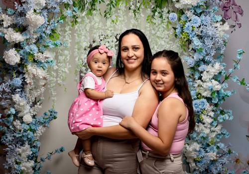 Família de Aline, Laís e Cecília (Especial das Mães)