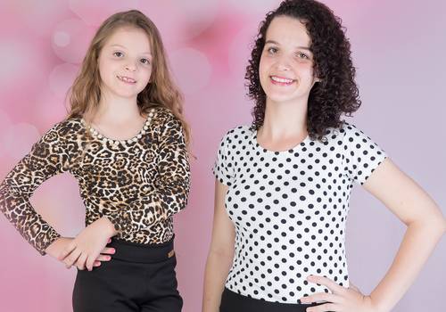 Ensaio de Maria Clara e Fernanda