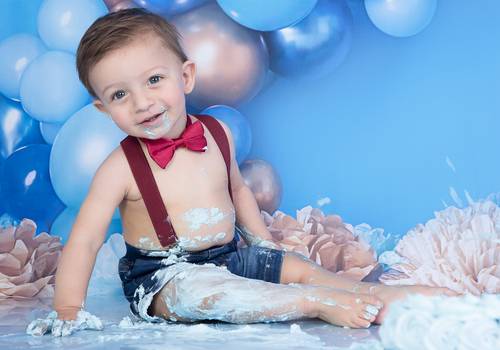 Smash the cake de Joaquim - 12 meses