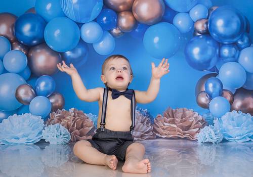 Smash the cake de Heitor - 12 meses