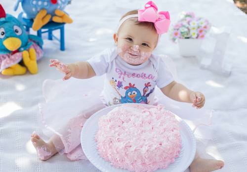 Smash the cake de Heloísa 12 meses