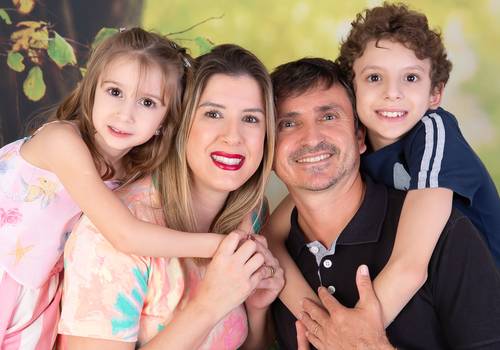 Família de Maitê, Ju, Anderson e Antonio