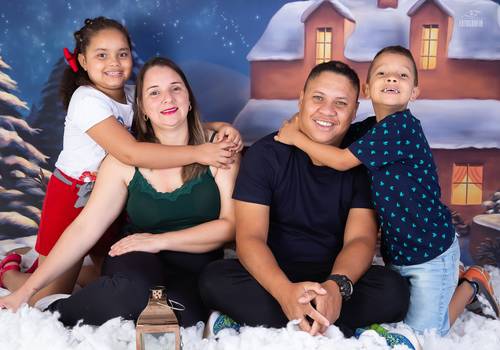 Família de Vitória, Jana, Davi e Marcos