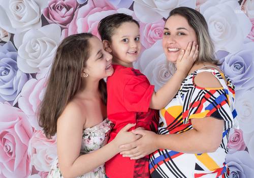 Família de Débora, Rayssa e Rian (Dia das Mães)