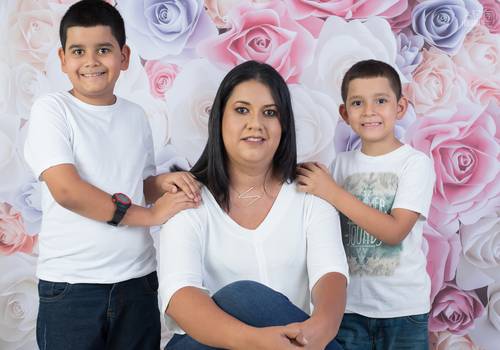 Família de Natália, Miguel e Lucas (Dia das Mães)