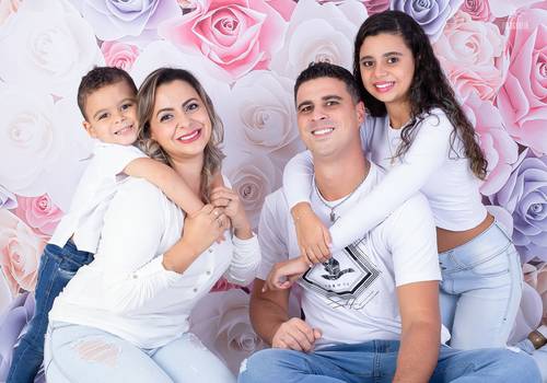 Família de Tamirys, Henry, Lavinya e Washington (Dia das Mães)
