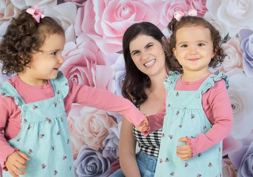 Família de Ana Paula, Bella e Linda