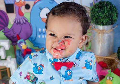 Smash the cake de Enzo - 11 meses