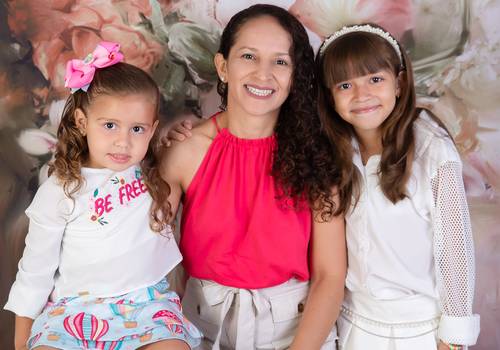 Família de Paty, Beatriz e Laura (Dia das Mães)