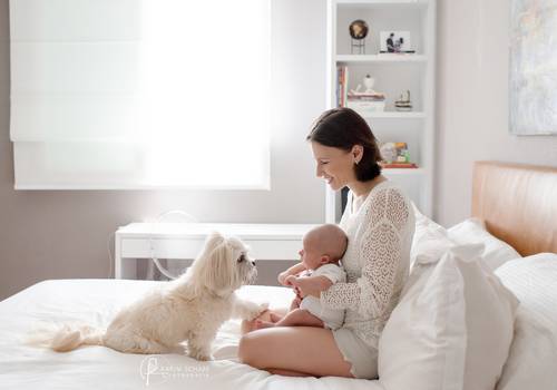 Ensaio em casa de Newborn Lifestyle