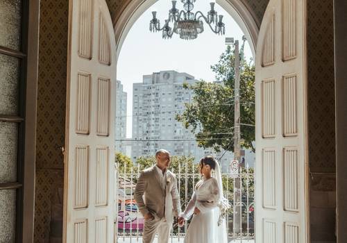 Civil de Fotografia de Casamento Civil: Paróquia São Joaquim e Rascal - Inara e Bruno