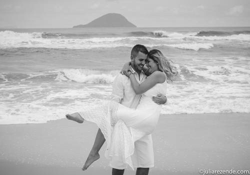 Ensaios de Ensaio Fotográfico Pré Wedding: Litoral de SP - Rejane e Thiago