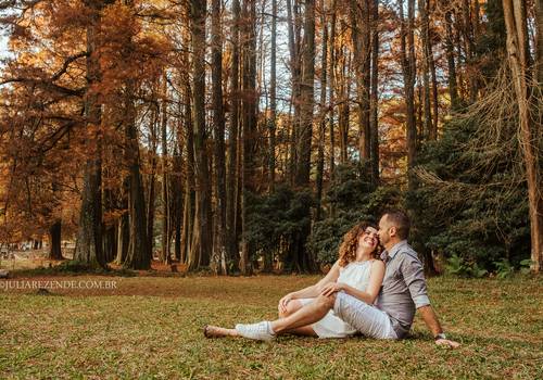 Ensaios de Ensaio Fotográfico Pré Wedding: Horto Florestal - Ivete e André