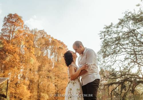 Ensaios de Ensaio Fotográfico Pré Wedding: Horto Florestal - Gabriella e William