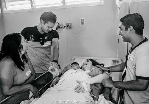 Familia de Fotografia Profissional de Parto: Atibaia - SP - Fernanda e Cauê