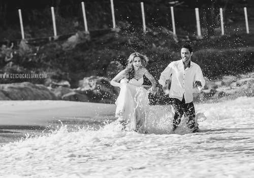Pós casamento de Trash the dress Lucimara e Ederson