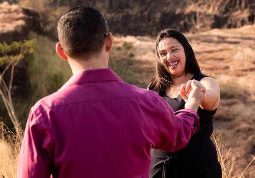 Ensaio Casal de Letícia e André