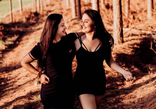 ENSAIO FEMININO de Irmãs Andréia e Andressa