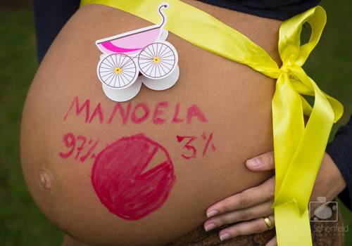 Gestante de Esperando Manoela