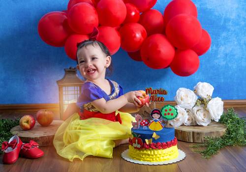 Smash the Cake de A branca de Neve da vez é a Maria Alice!