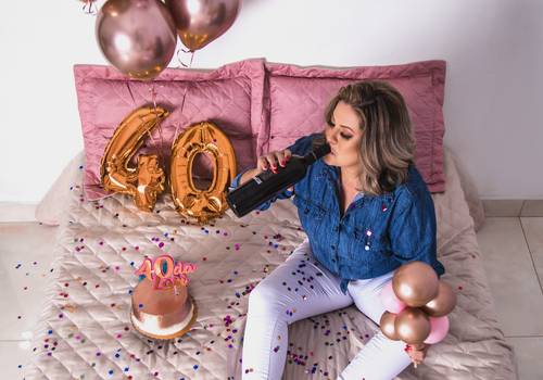 Birthday de Lari 40tou da melhor forma!