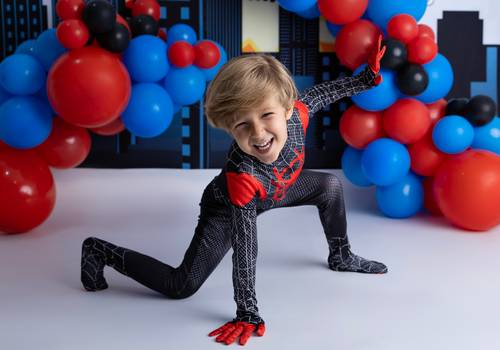 Ensaio Infantil  de MATHEUS - PRÉ FESTA HOMEM ARANHA