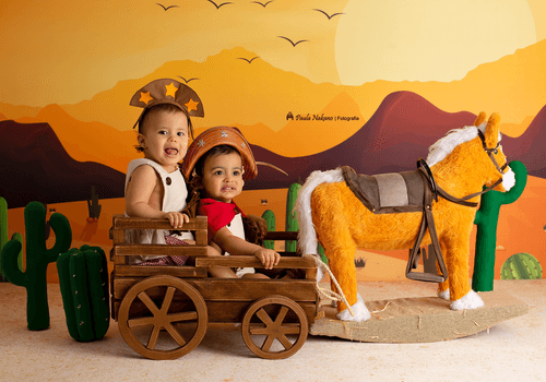 Festa Junina   de Arthur e Isabella 