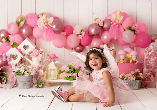 Ensaio Infantil  de Bella - Jardim de Fadas 