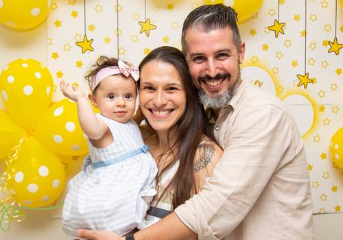 Religioso de Batizado da Bia