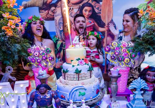 Aniversário de 4 anos da Melissa - Moana