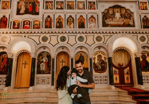 Religioso de Batizado do Miguel