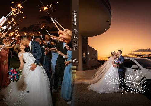 Albuns Diagramados de Casamento Sarah e Fabio