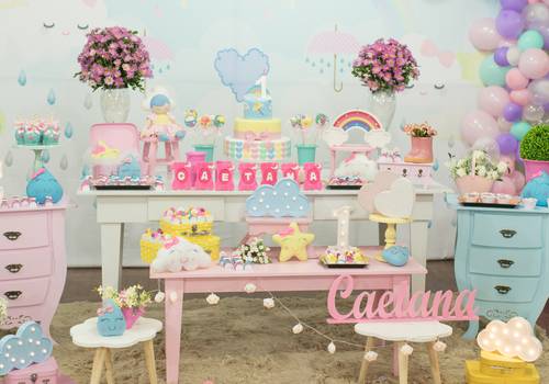 Aniversários Infantis de Primeiro Aniversário Caetana