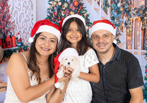 Ensaio de Natal - Ana & Família - Estúdio Ananda Quintas