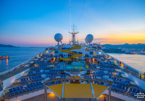 Cruise Ship of Photoshooting in the Cruise Ship
