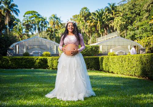 Ensaio Gestante de Ensaio Gestante Jardim Botanico Priscila