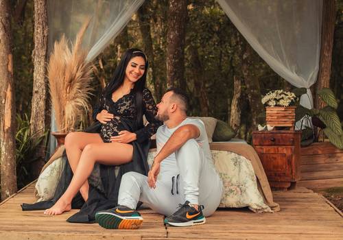 Gestante de Baby Pietro a bordo