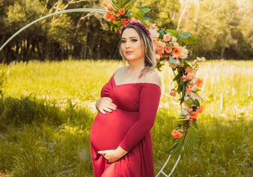 Gestante de Doce espera da Cecília 