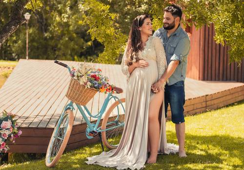 Gestante de Rafael a bordo