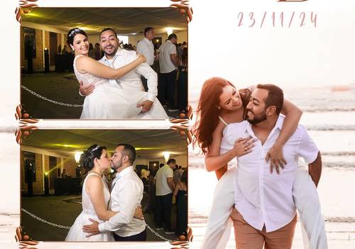 Totem - casamento de Caroline e Daniel