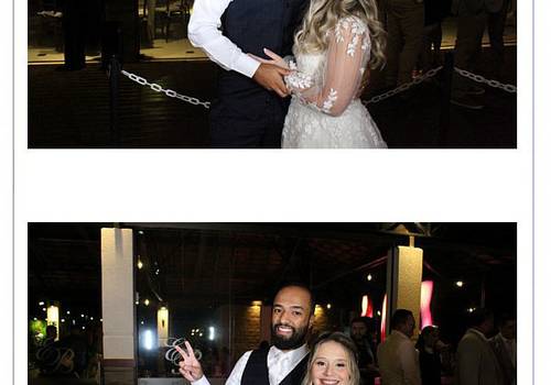 Totem - casamento de Claudia e Matheus