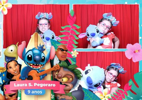 Cabine - aniversário de Laura Pegoraro 9 anos