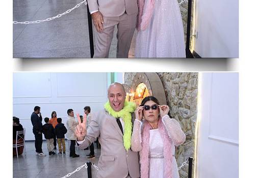 Totem - casamento de Rosangela e Marcos