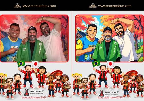 Totem com I. A. (Inteligência Artificial) de Sancet no Akimatsuri 2026