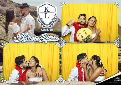 Cabine - casamento de Larissa e Kelvin